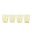 HKLIVING Waterglas Farmhouse water glasses, medium, honey (set of 4)
