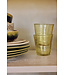 HKLIVING Waterglas Farmhouse water glasses, medium, honey (set of 4)