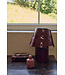 HKLIVING Tafellamp Cotton maché table lamp, burgundy