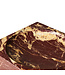 HKLIVING Schaal Marble cube, burgundy
