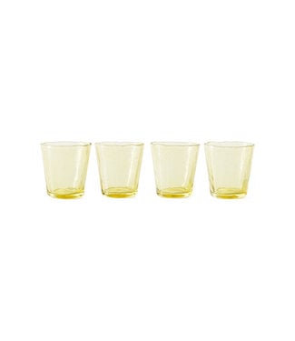 HKLIVING Waterglas Farmhouse water glasses, small, honey (set of 4)