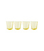 HKLIVING Waterglas Farmhouse water glasses, small, honey (set of 4)