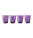 HKLIVING Waterglas Farmhouse water glasses, medium, violet (set of 4)