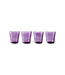 HKLIVING Waterglas Farmhouse water glasses, small, violet (set of 4)