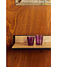 HKLIVING Waterglas Farmhouse water glasses, small, violet (set of 4)