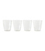 HKLIVING Waterglas Farmhouse water glasses, medium, clear (set of 4)