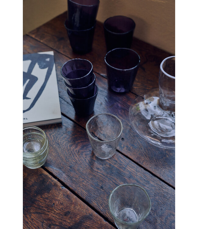 HKLIVING Waterglas Farmhouse water glasses, medium, clear (set of 4)