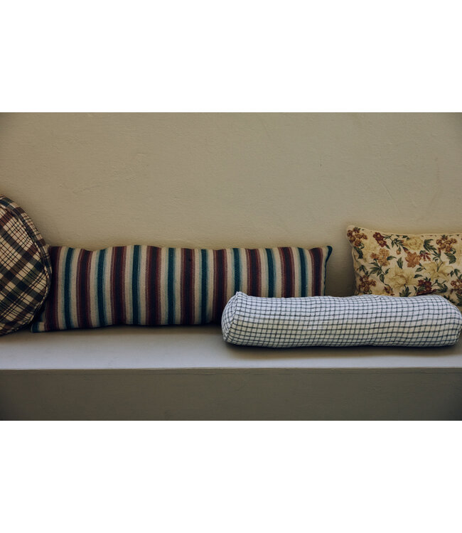 HKLIVING Kussen Bolster cushion, checkered (60x13cm)