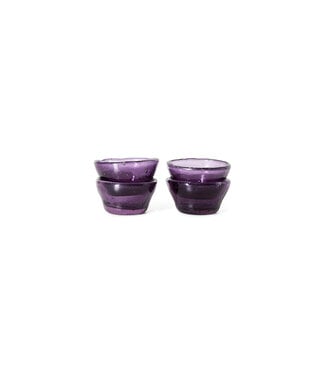 HKLIVING Olijfschaaltje Farmhouse olive dish, violet (set of 4)