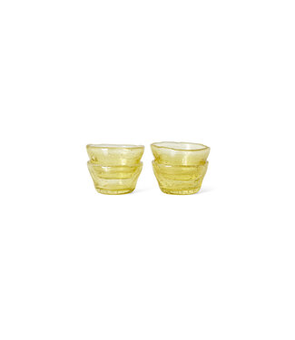 HKLIVING Olijfschaaltje Farmhouse olive dish, honey (set of 4)