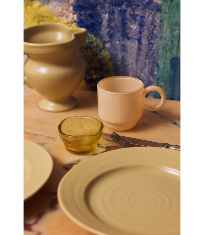 HKLIVING Olijfschaaltje Farmhouse olive dish, honey (set of 4)