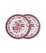 HKLIVING Bord Sunday ceramics: side plate, purple (set of 2)