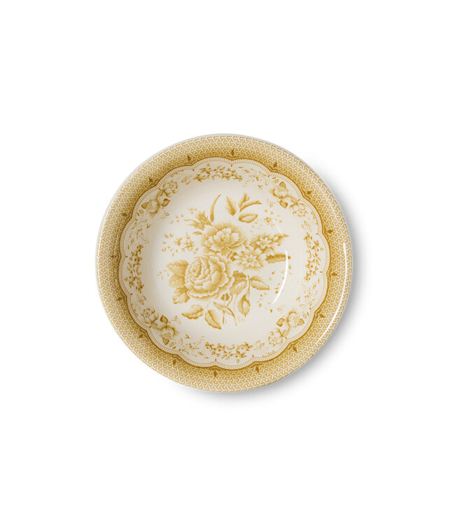HKLIVING Kom Sunday ceramics: bowl, yellow (set of 2)