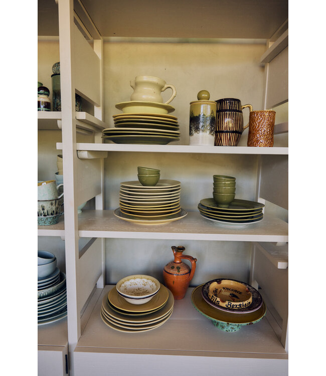 HKLIVING Kom Sunday ceramics: bowl, yellow (set of 2)