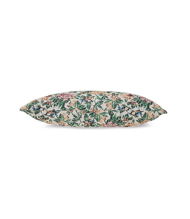 HKLIVING Kussen Woven cushion, classic flowers (60x35cm)