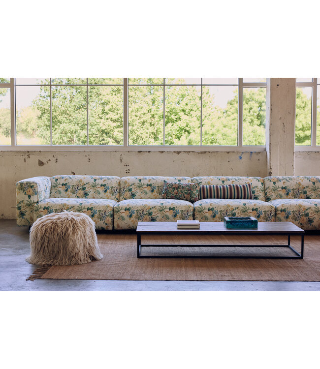 HKLIVING Kussen Woven cushion, classic flowers (60x35cm)