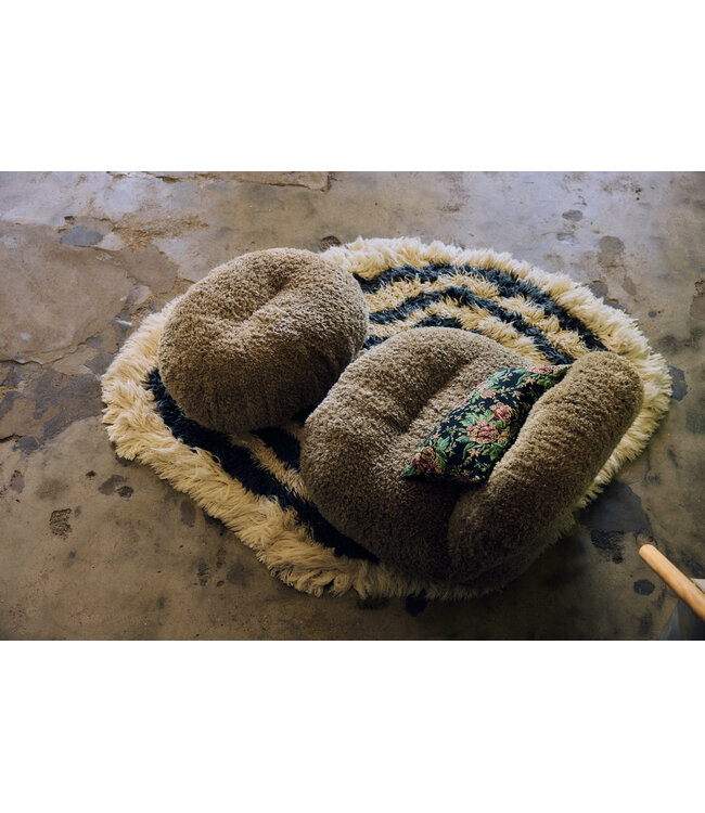 HKLIVING Kussen Woven cushion, evening bloom (60x40cm)
