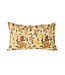 HKLIVING Kussen Printed cushion, brown ink (60x35cm)