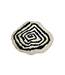 HKLIVING Vloerkleed Organic woolen rug, contour (200x170cm)