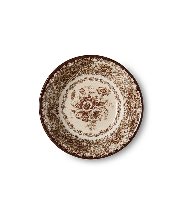 HKLIVING Kom Sunday ceramics: bowl, brown (set of 2)