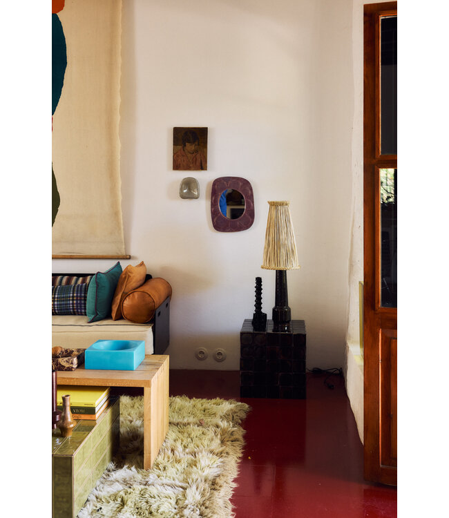 HKLIVING Bijzettafel Tiled side table, olives