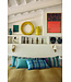 HKLIVING Kussen Printed cushion, afternoon (60x35cm)
