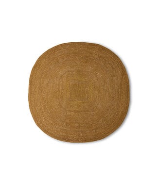 HKLIVING Vloerkleed Soft edge rug, seagrass (150x150cm)