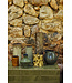HKLIVING Voorraadpot Ceramic storage jar, burnt ochre