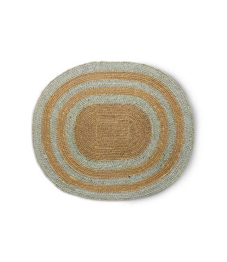HKLIVING Placemat Soft edge placemat, seabreeze