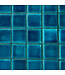HKLIVING Bijzettafel Tiled side table, turquoise