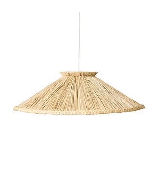 HKLIVING Hanglamp Raffia pendant lamp, large