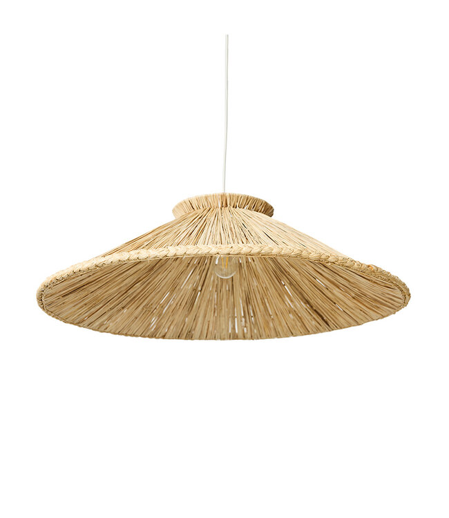 HKLIVING Hanglamp Raffia pendant lamp, large