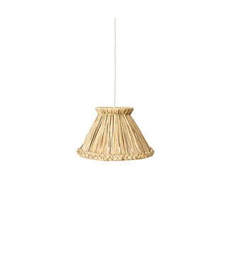 HKLIVING Hanglamp Raffia pendant lamp, small