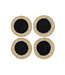 HKLIVING Onderzetters Soft edge coasters, Amalfi (set of 4)