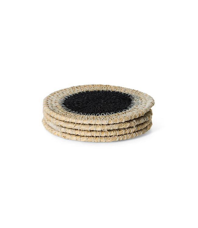 HKLIVING Onderzetters Soft edge coasters, Amalfi (set of 4)
