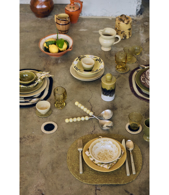HKLIVING Onderzetters Soft edge coasters, Amalfi (set of 4)