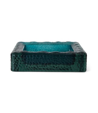 HKLIVING Schaal Sculptural square bowl, teal