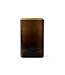 HKLIVING Vaas Cube vase medium, smokey brown