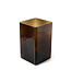 HKLIVING Vaas Cube vase medium, smokey brown