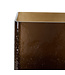 HKLIVING Vaas Cube vase medium, smokey brown