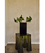 HKLIVING Vaas Cube vase medium, smokey brown