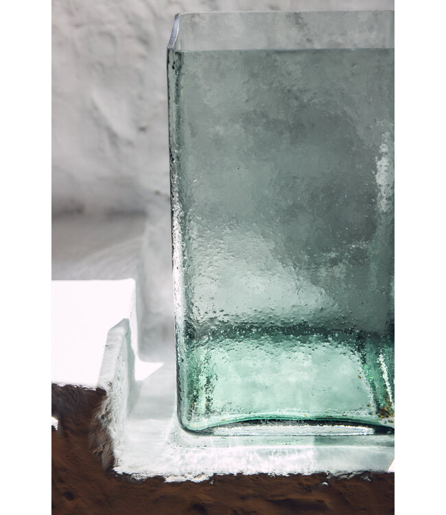 HKLIVING Vaas Cube vase medium, clear