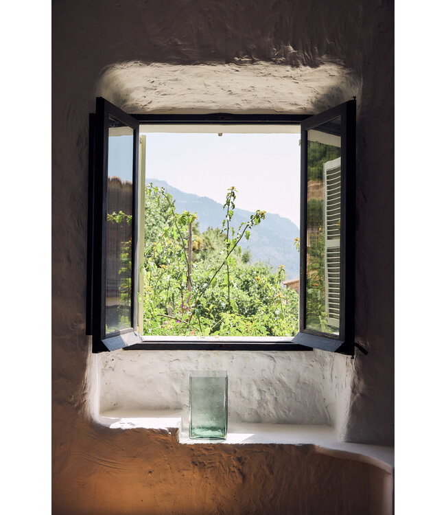 HKLIVING Vaas Cube vase medium, clear