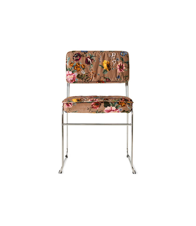 HKLIVING Eetkamerstoel Endless dining chair, velvet, bloom