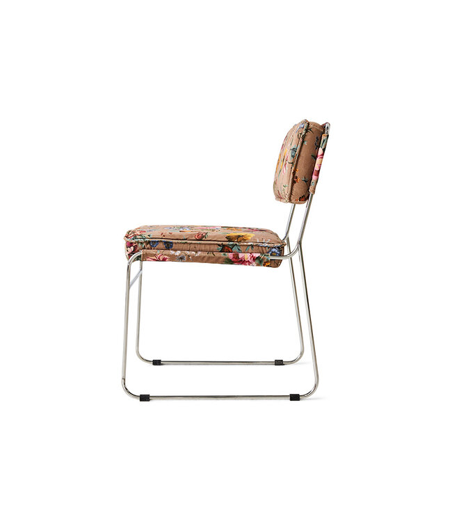 HKLIVING Eetkamerstoel Endless dining chair, velvet, bloom