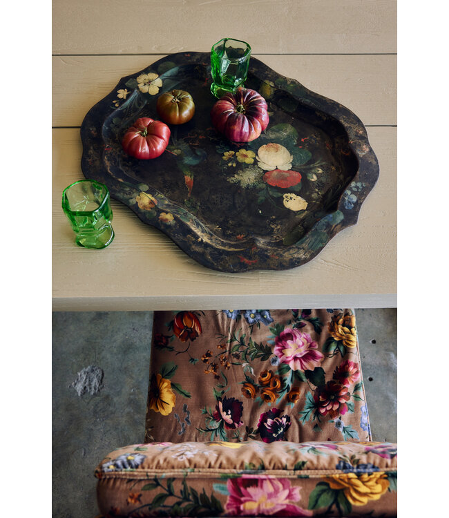 HKLIVING Eetkamerstoel Endless dining chair, velvet, bloom