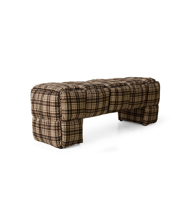 HKLIVING Bank Puffy lobby bench, farmhouse