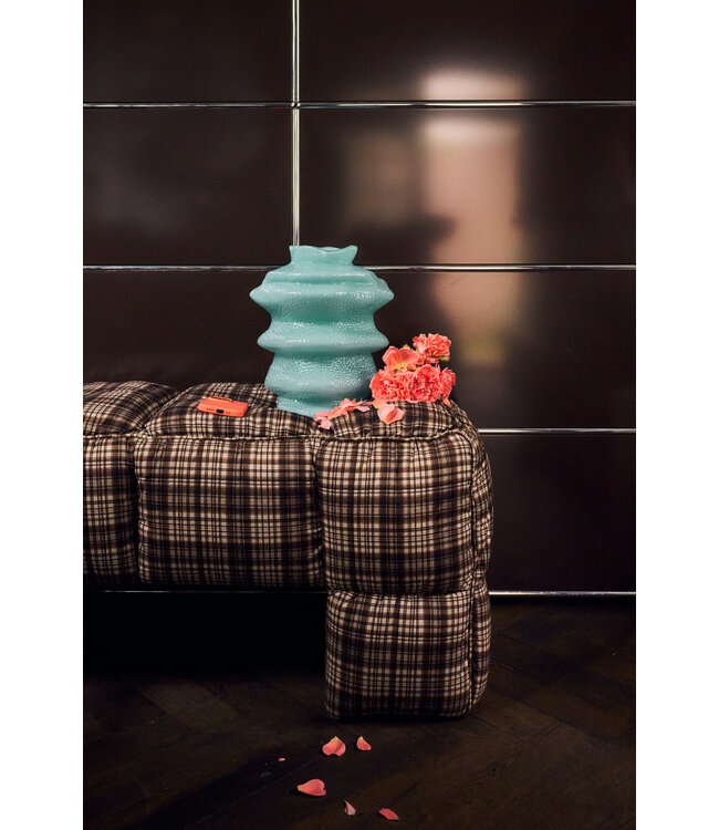HKLIVING Bank Puffy lobby bench, farmhouse