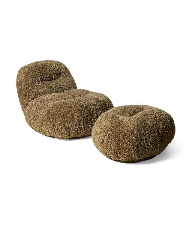HKLIVING Hocker Meloa ottoman, poodle