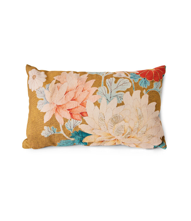 HKLIVING Kussen Printed cushion, spring (60x35cm)